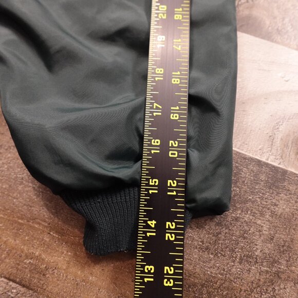 Vintage Patagonia Fleece-Lined Bomber Jacket – Size M Green– Made in USA - Picture 7 of 14